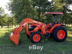KUBOTA M5660 4x4 loader tractor, FREE DELIVERY