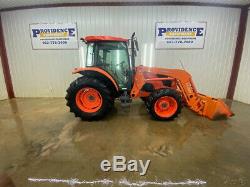 KUBOTA M8540D 4X4 CAB WITH A/C HEAT, LA1353 LOADER With QUICK ATTACH