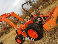 KUBOTA MX5100 4x4 loader tractor. Hydraulic box blade! FREE DELIVERY
