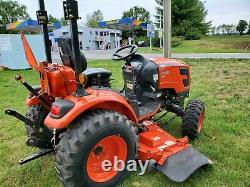 Kioti CK2510 HST tractor loader KL2510 60mower deck used 4x4 diesel compact
