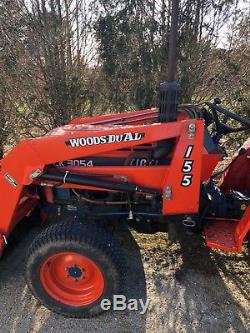 Kioti Lk 3054 4x4 Tractor With Woods Loader Bucket And Only 204 Hours 3 Point