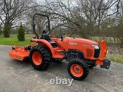 Kubota 4x4 Tractor 78 hours L2501DT Land Pride Mower
