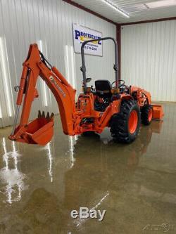 Kubota B3300su 4x4 Compact Utility Tractor With La504 Loader With Pin On Bukcet
