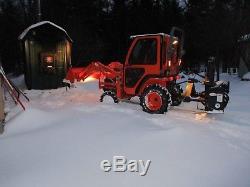 Kubota B7610 Tractor 4x4 Loader Cab New Snowblower