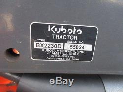 Kubota BX2230 With a Mower 4WD Tractors