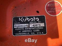Kubota BX2230D 4x4 Hydro Compact Tractor with Belly Mower Diesel