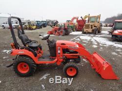Kubota BX2360 Tractor, 4WD, Hydro, LA243 Front Loader, R4 Tires, 227 Hours