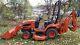 Kubota BX25D tractor with Loader Backhoe 60 inch mower low 790 Hrs. Very nice co