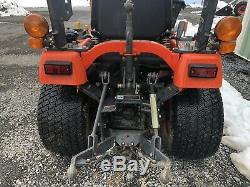 Kubota Bx1500d Hst 4x4 Compact Tractor /loader Belly Mower Cheap Shipping