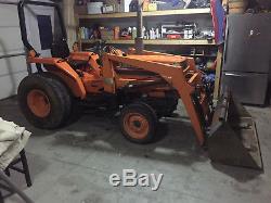 Kubota L2250 4wd Loader Tractor 652 Hours Gently Used