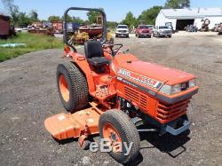 Kubota L2250 Tractor, 4WD, Glide Shift Transmission, 72in Belly Mower, 1,091Hrs