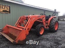 Kubota L3540 Hst 4x4 Compact Tractor /loader 37hp Quick Attach Low Cost Shipping
