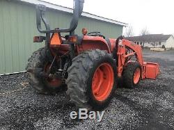Kubota L3540 Hst 4x4 Compact Tractor /loader 37hp Quick Attach Low Cost Shipping