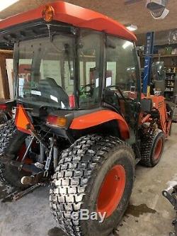 Kubota L3560 HST Tractor 4x4 Loader Cab Ac Heat Stereo Priced To Move