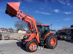 Kubota M9540 4x4 Cab Tractor with Loader (low hours) CAN SHIP @ $1.85 loaded mile