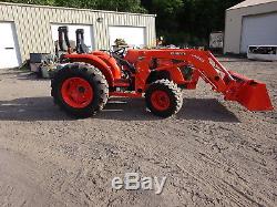 Kubota MX4800 Utility Tractor 5.8 HOURS! Loader MFWD 4WD P/S 3 PT Q/A PTO
