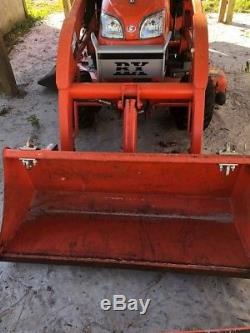 Kubota bx25d 2017 w, backhoe, loader, and mower. Low hours and running perfect