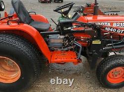 Kubota trractor B2150 4 cyl diesel 4x4 HST with Loader and box blade, NO RESERVE