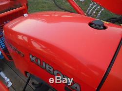 L3200D Kubota 4wd Tractor PKG Trailer/Bush Hog/ Boxblade+Tiedowns/Hydrostatic