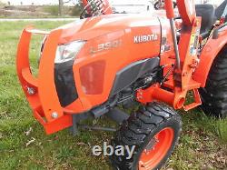 L3901D Kubota 4wd Tractor/Loader/ NEW Trailer/ BushHog and Boxblade/Tiedowns