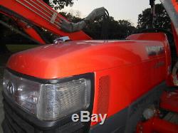 L4400 Kubota 4wd Tractor/Loader/ NEW Trailer/ BushHog/ Boxblade/Tiedowns