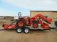 L4400D Kubota 4wd Tractor/Loader/ NEW Trailer/ New BushHog and Boxblade/Tiedowns