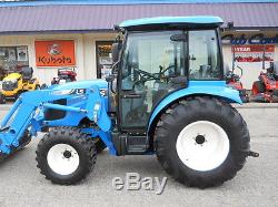LS XR4046H 4WD Cab Tractor, 46 Hp, Hydro, Mint (Only 189 Hrs), New Holland