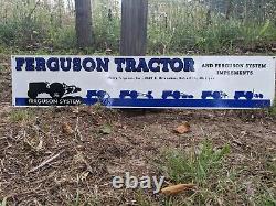 Large Massey Ferguson Tractor Farm Porcelain Sign