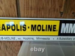 Large Vintage Minneapolis-moline Tractor Farm Porcelain Sign 40 X 6