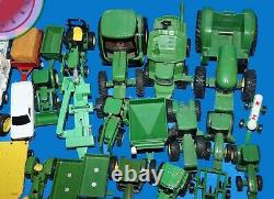 Lot 50 of DIECAST and Plastic JOHN DEERE Tractors Farm Implements and Animals