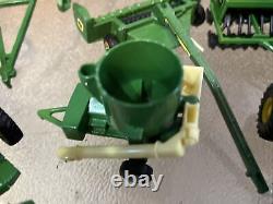 Lot of 14 Ertl Farm Toy Tractor John Deere Diecast