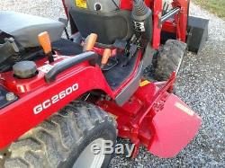 MASSEY FERGUSON GC2600 COMPACT TRACTOR With LOADER & MOWER. HYDRO. DIESEL. NICE