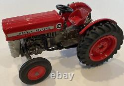 Massey Ferguson 135 Red Farm Tractor& Bush Hog Mower Byersville Iowa Scale Model