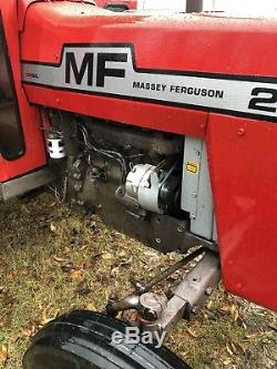 Massey Ferguson 275 -cab And Heat Remote Hydraulics
