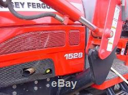 Massey ferguson 4 wheel drive, loader and backhoe tractor