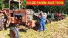 Massive Farm Auction Insane Deals We Guess The Prices Tractors Vintage Trucks Combines Tools