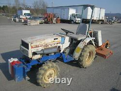 Mitsubishi MT160D Diesel 3cy 16.5hp Compact Tractor with Woods RM59 finish mower