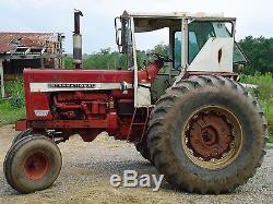 NICE! 1969 I. H. 856 diesel farm tractor