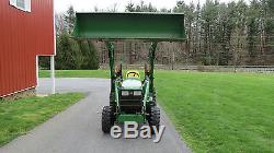 NICE 2004 JOHN DEERE 4310 4X4 COMPACT UTILITY TRACTOR With LOADER HYDRO 553 HOURS