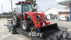 New 55 Horse Power 4x4 Cabin Tractor and Loader
