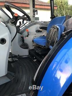 New Holland T4.75 Tractor 75 HP With Bucket, Enclosed Cab, In & Out Immaculate