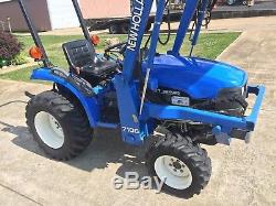New Holland TC21 Diesel Compact Tractor with 7106 Loader NICE! Low Hours