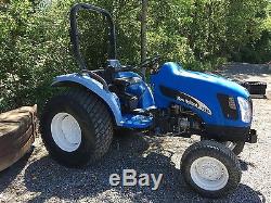 New Holland TC35A 3 point hitch pto diesel 35 horsepower compact tractor great