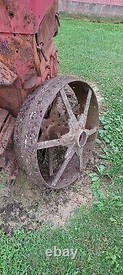 Original AVERY 8-16 Tractor Front Steel Wheel Magneto Oiler Ignitor Farm NICE