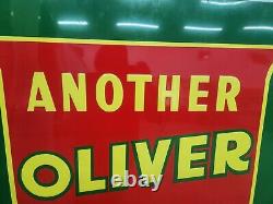 Original Another Oliver User Sign Tractor Farm Feed Seed John Deere Case IH