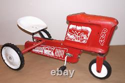 Pedal Tractor Pony by Modern Tool & Die MTD Chain Drive Pressed Steel Farm Toy