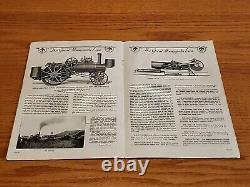 Power Farming Machinery Great Minneapolis Line Gas Steam Tractors Catalog