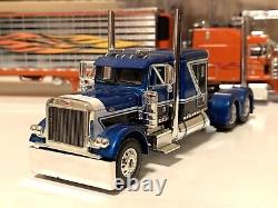 RARE 1/64 DCP Peterbilt 379 389 Blue PAUL MARCOTTE FARMS Tractor Truck Cab Only