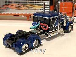 RARE 1/64 DCP Peterbilt 379 389 Blue PAUL MARCOTTE FARMS Tractor Truck Cab Only