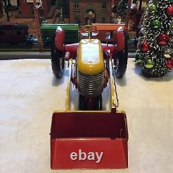 RARE Marx Farm Tractor With Scoop Loader Mint With Original Box NOS
